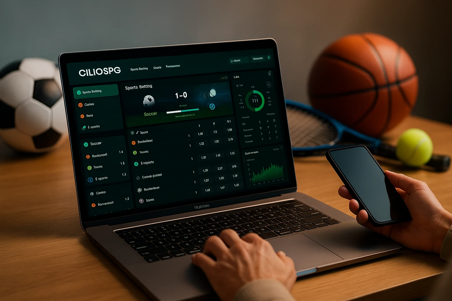 Aposte em apostas esportivas no cassino online CILIOSPG
