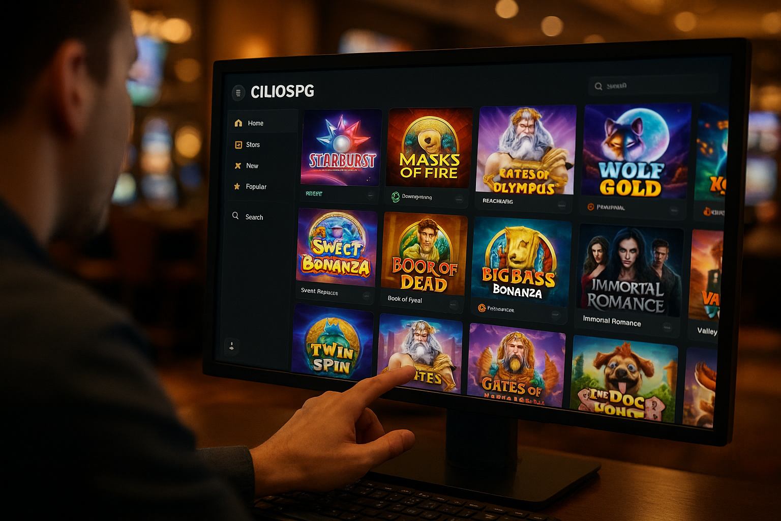Jogos de Slot no Casino Online CILIOSPG