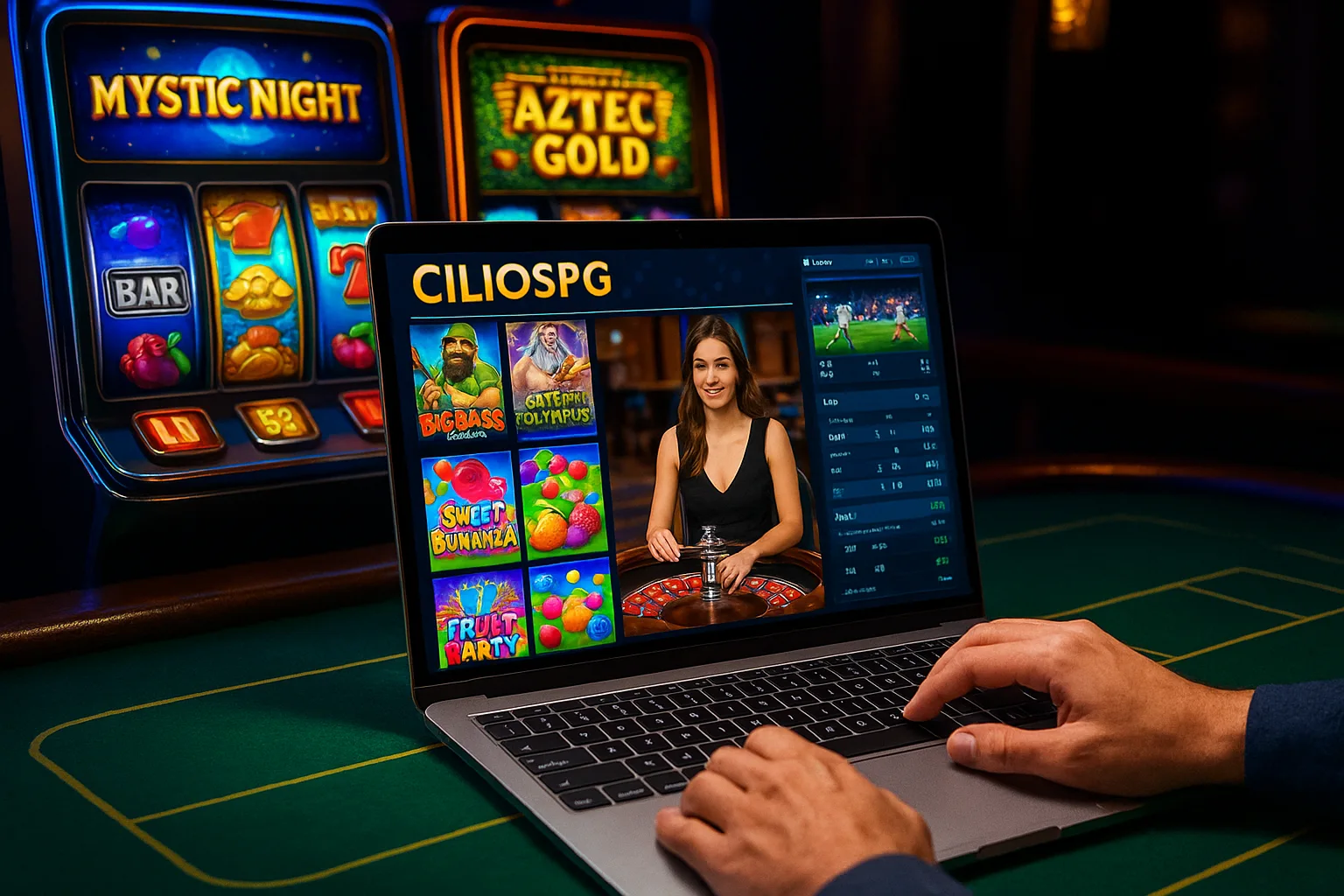 Jogos de cassino online inovadores e emocionantes na CILIOSPG