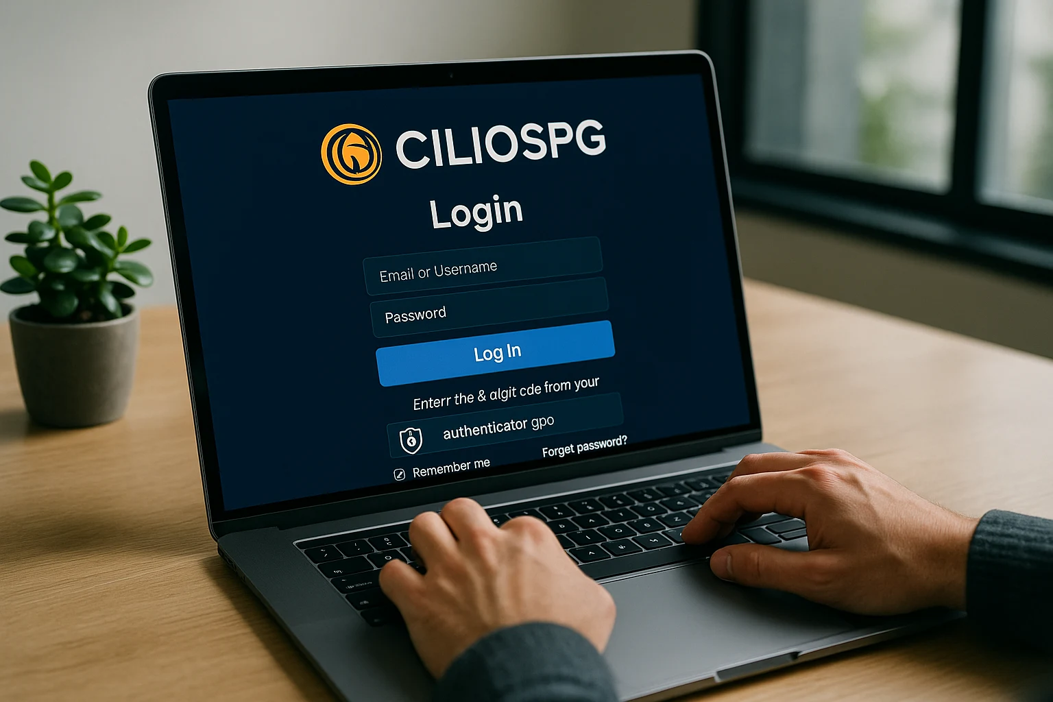 Criar uma nova Conta no plataforma CILIOSPG